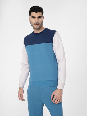 4F 4F Sweatshirt 4FSS23TSWSM226 Bleu Regular Fit