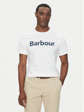 Barbour Barbour Tričko Logo MTS0531WH51 Biela Tailored Fit