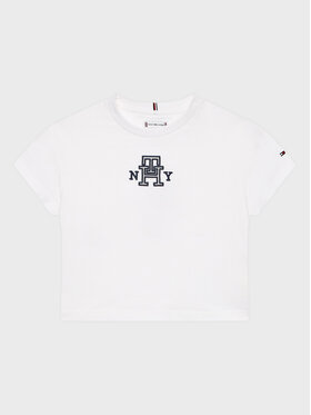 Tommy Hilfiger Tommy Hilfiger T-shirt KG0KG07437 D Bijela Regular Fit
