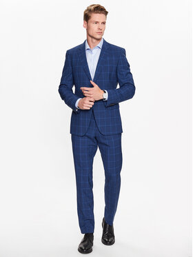 Boss Boss Kostiumas 50491007 Mėlyna Slim Fit