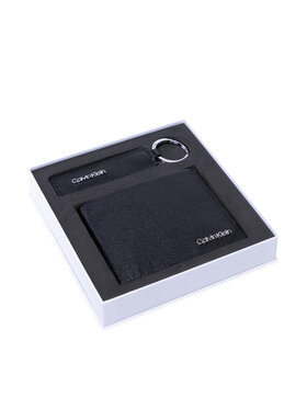 Calvin Klein Calvin Klein Zestaw upominkowy Minimalism Bifold 5Cc+Keyfob K50K507556 Czarny