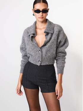 La Mania La Mania Cardigan STERLING Grigio Basic Fit