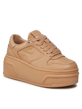 Guess Guess Sneakersy Nolde FL8NOE ELE12 Hnědá