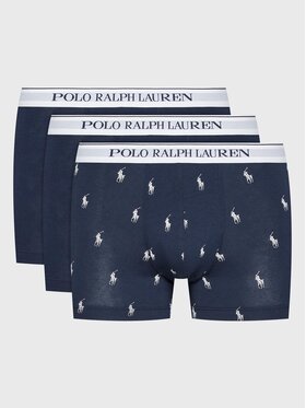 Polo Ralph Lauren Polo Ralph Lauren Súprava 3 kusov boxeriek 714830299058 Tmavomodrá