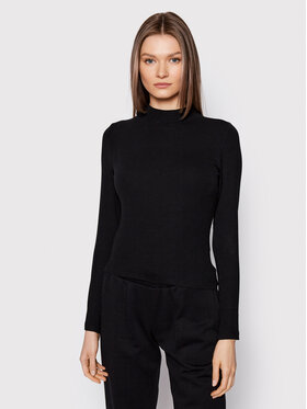 Urban Classics Urban Classics Blúzka Turtleneck TB1708 Čierna Slim Fit