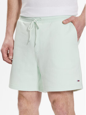 Tommy Jeans Tommy Jeans Szorty sportowe DM0DM16333 Zielony Regular Fit