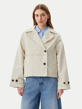 Tommy Jeans Tommy Jeans Vihmamantel DW0DW21348 Beež Regular Fit