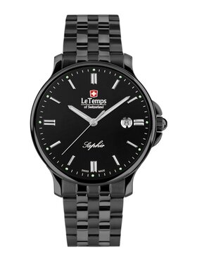 Le Temps Le Temps Zegarek LT1067.32BB01 Czarny