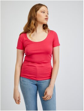 Orsay Orsay T-Shirt 154155324000__S Czarny Regular Fit