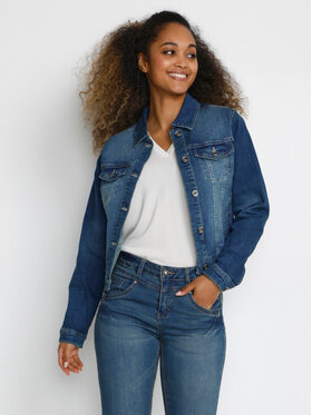 Cream Cream Jeansová bunda Lisa 10650245 Tmavomodrá Slim Fit