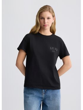 Liu Jo Liu Jo T-Shirt WA5144JS923M9684 Czarny Regular Fit
