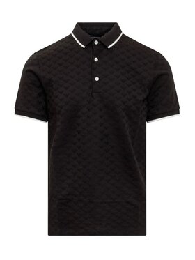 Emporio Armani Emporio Armani Polokošeľa 8N1FP0 1JHWZ Čierna Regular Fit