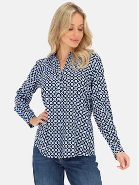 Gerry Weber Gerry Weber Koszula 560016-31404 Niebieski Regular Fit