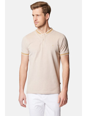 Lancerto Lancerto Polo Duke PO073124000003 Beżowy Regular Fit