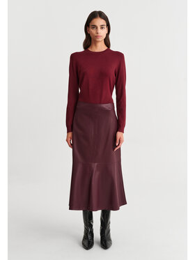 TATUUM TATUUM Spódnica midi MANTI Czerwony Flare Fit