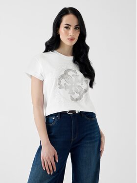 Guess Guess T-Shirt 182757 Bílá Classic Fit