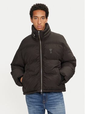 AMI PARIS AMI PARIS Télikabát HJK403.PA0009 Fekete Regular Fit