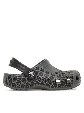 Crocs Crocs Шльопанці Kids Tire Print Classic Clog 211261 Сірий