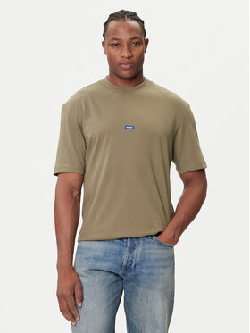 HUGO HUGO Tricou Manche Courte Homme 50509991 Kaki Regular Fit