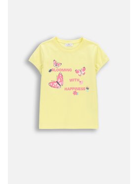 Coccodrillo Coccodrillo T-Shirt WC6143201FGK-004 Żółty Regular Fit