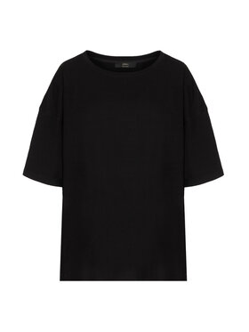 OPRA OPRA T-Shirt OP-RIHAM-BLACK Czarny Oversize
