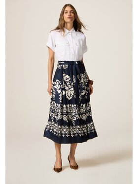 Oltre Oltre Vestito 7420J000843N0S1 Blu A-Line Fit