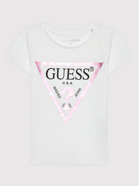 Guess Guess Тишърт K73I56 K8HM0 Бял Regular Fit