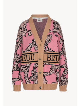 BIZUU BIZUU Kardigan FLORANA Růžová Standard Fit