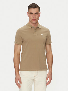 AMI PARIS AMI PARIS Polo marškinėliai HPL060.760 Chaki Regular Fit