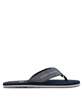 Tommy Hilfiger Tommy Hilfiger Žabky Chambray Beach Sandal FM0FM05570 Tmavomodrá