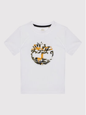 Timberland Timberland T-Shirt T25S34 S Biały Regular Fit