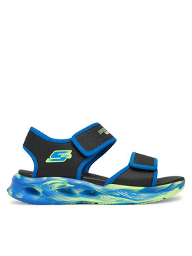 Skechers Skechers Sandały S-Lights: Sola Glow Sandal - Fusion Brights 407032L/BKBL Czarny
