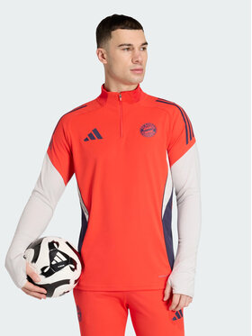 adidas adidas Bluza techniczna FC Bayern Tiro 25 Competition Training Czerwony Slim Fit