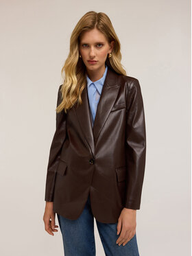 Motivi Motivi Giacca in similpelle Q735Q000958N022 Marrone Regular Fit