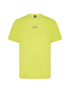 Oakley Oakley T-Shirt FOA400445 Żółty Regular Fit
