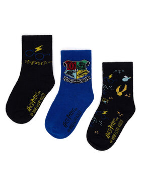 Harry Potter Harry Potter Довгі шкарпетки ACCCS-AW24-226WBHP (3-pack) Чорний