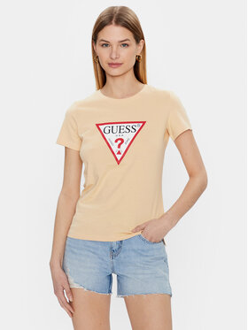 Guess Guess T-Shirt Original W1YI1B I3Z11 Béžová Regular Fit