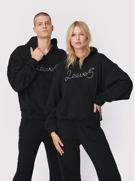 2005 2005 Світшот Unisex 2005 X Leeves „2eeve5” Чорний Relaxed Fit
