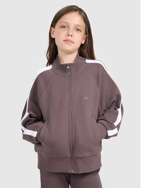 4F 4F Bluza 4FJRAW25TSWSF2430-51S Fioletowy Oversize