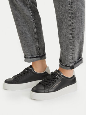 Tommy Hilfiger Tommy Hilfiger Sneakersy Chic Cupsole FW0FW09107 Czarny