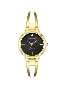 Anne Klein Anne Klein Zegarek AK-2626BKGB Złoty