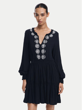 Desigual Desigual Повсякденна сукня Jacksonville 24WWVW64 Чорний Regular Fit