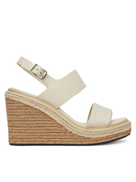 Calvin Klein Calvin Klein Espadrilles Wedge Sandal 70 - Jacq HW0HW02386 Fehér