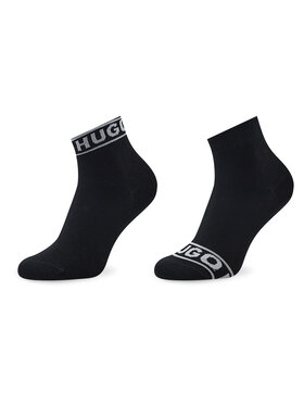 HUGO Hugo Set di 2 paia di calzini lunghi da donna Logo 50469291 Nero
