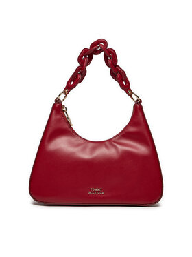 Tommy Hilfiger Tommy Hilfiger Torebka Soft Leather Shoulder Bag AW0AW16293 Czerwony