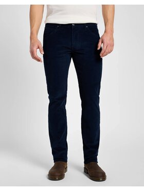 Lee Lee Spodnie materiałowe DAREN ZIP FLY Niebieski Regular Fit