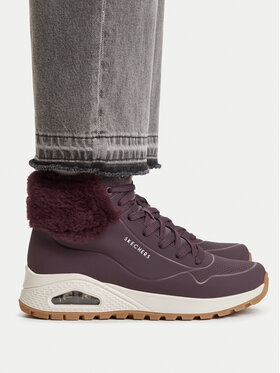 Skechers Skechers Kotníková obuv Uno Rugged 167274/WINE Bordó