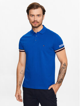 Tommy Hilfiger Tommy Hilfiger Polokošile Monotype MW0MW31549 Tmavomodrá Slim Fit