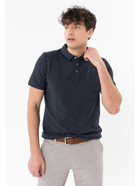 Volcano Volcano Polo O-CHASE Granatowy Regular Fit