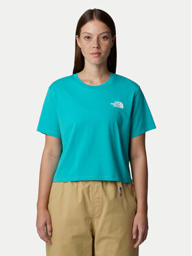 The North Face The North Face T-Shirt Simple Dome NF0A87U4 Modrá Loose Fit